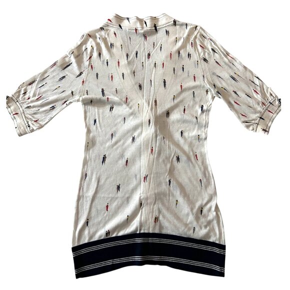 Cream People Print Cardigan ASO Alex Russo - Picture 5 of 8